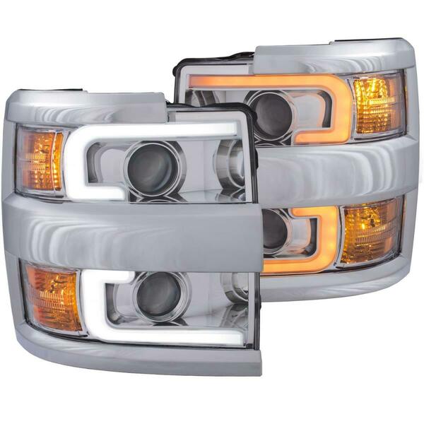 Anzo Usa U-Bar Projector LED Headlights A1R-111366